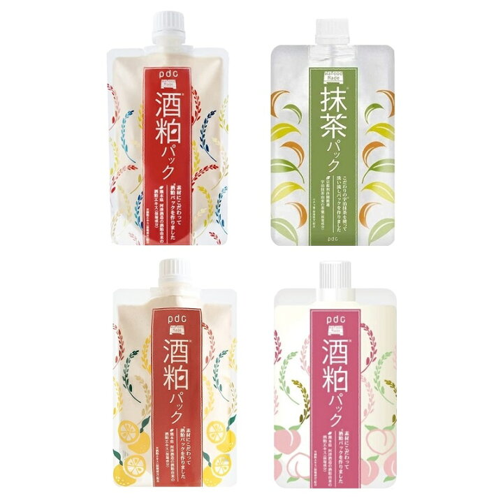楽天市場】ワフードメイド 洗い流しパック 170g 酒粕 抹茶 桃 柚子 (1  