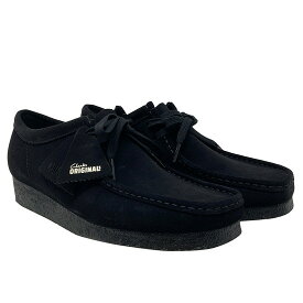 CLARKS ワラビー ブーツ モカシン WALLABEE 26155519 BLACK SUEDE ブラック スエード