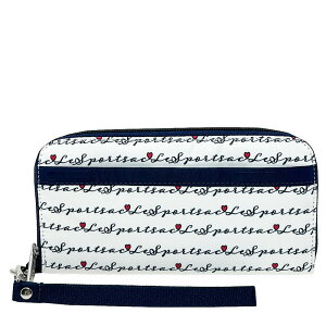 X|[gTbN z Eht@Xi[z LESPORTSAC TECH WALLET WRISTLET 3462 HC57 MARINE LOGO BORDER }S{[_[