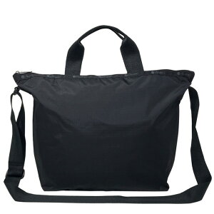 レスポートサック トートバッグ 黒 LESPORTSAC レスポ DELUXE EASY CARRY TOTE 4360 R086 RECYCLED BLACK 無地 ブラック ファスナーシルバー