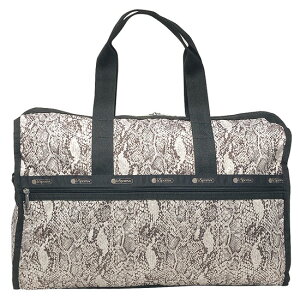 X|[gTbN {XgobO 4319 2`4 LESPORTSAC DELUXE LG WEEKENDER 4319 U275 CLASSIC PYTHON IVORY NVbNpC\ AC{[