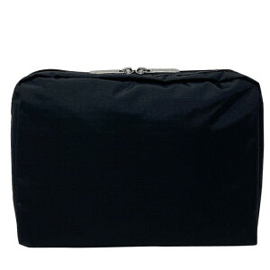 X|[gTbN [W|[`  LESPORTSAC X| EXTRA LARGE RECTANGULAR COSMETIC 7121 R086 RECYCLED BLACK n ubN