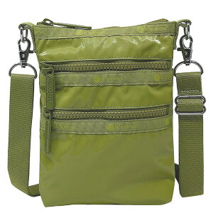 ���X�|�[�g�T�b�N �X�}�z�V�����_�[ �I���[�u ���� LESPORTSAC 3-ZIP CROSSBODY 4007 M262 OLIVE SHINE �I���[�u�V���C�� �p�e���g