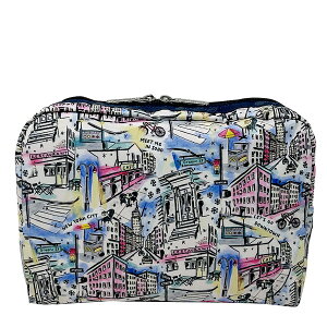 X|[gTbN [W|[` LESPORTSAC X| fB[X EXTRA LARGE RECTANGULAR COSMETIC 7121 HA70 NYC WINTER WONDERLAND GkCV[EB^[_[h