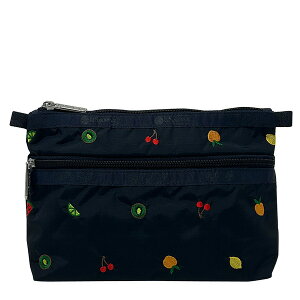 X|[gTbN |[` LESPORTSAC Cosmetic Clutch fB[X 7105 HC25 MIXED FRUIT EMBROIDERY ~bNXht[cGuC_[ hJ
