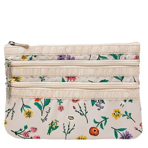 ���X�|�[�g�T�b�N �|�[�` �W�b�v�|�[�` LESPORTSAC ���X�| 3-ZIP COSMETIC 7158 HD02 TOSSED WILDFLOWERS �g�X�h���C���h�t�����[�Y