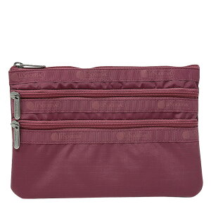 ���X�|�[�g�T�b�N �|�[�` �_�[�N�O���[ 7158 �W�b�v�|�[�` LESPORTSAC ���X�| 3-ZIP COSMETIC 7158 RA07 MAUVE ���[�u