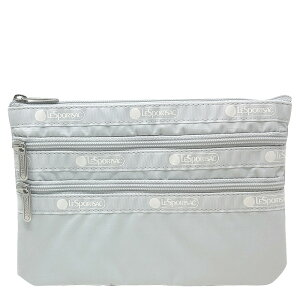 ���X�|�[�g�T�b�N �|�[�` �W�b�v�|�[�` LESPORTSAC ���X�| 3-ZIP COSMETIC 7158 RA15 PEARL GRAY �p�[���O���[ ���n