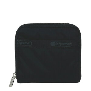 ���X�|�[�g�T�b�N �~�j���z �� ���E���h�t�@�X�i�[���z LESPORTSAC COMPACT ZIP WALLET 1020 R086 RECYCLED BLACK ���n �u���b�N �t�@�X�i�[�V���o�[