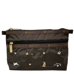 X|[gTbN |[` LESPORTSAC Cosmetic Clutch fB[X 7105 HD84 BUNNY EMBROIDERY oj[GuC_[  n[ghJ