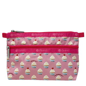 ���X�|�[�g�T�b�N �|�[�` LESPORTSAC Cosmetic Clutch ���f�B�[�X 7105 HD87 SWEET CUPCAKE DELIGHT �X�E�B�[�g�J�b�v�P�[�L�f�B���C�g