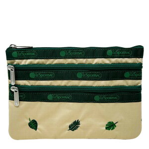 ���X�|�[�g�T�b�N �|�[�` �W�b�v�|�[�` LESPORTSAC ���X�| 3-ZIP COSMETIC 7158 HC77 TROPICAL PALM EMBROIDERY �g���s�J���p�[���G���u���C�_���[ �h�J