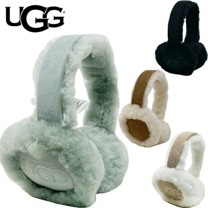 楽天市場】アグ イヤーマフ レディース UGG シープスキン エンブロイ 