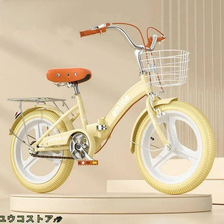 楽天市場】子供用自転車 折りたたみ式 12/14/16/18インチ 補助輪付き 