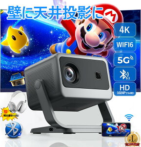 �v���W�F�N�^�[ �ƒ�p �V�䓊�e �y�� 1080P 28000LM �{�� ���^ 4K�Ή� �d���t�H�[�J�X 5G WiFi5 �����\ ���掿 �É� ������`�� Android TV Bluetooth5.0 �z�[���V�A�^�[ �q�� ������ 2025 PSE�F�؍�
