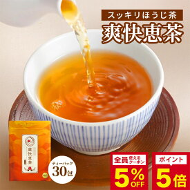 ダイエットサポート茶*【爽快恵茶 1包5g×30包】ダイエット お茶 ほうじ茶 ドッサリ茶 モリモリ茶 スッキリ茶 健康茶 乳酸菌EC-12 ブラジル酵素 ローズヒップ 温活 ティーバッグ ダイエット 痩身茶 快調茶 出る茶 朝スッキリ茶 無添加 *ダイエットをする方の栄養補給