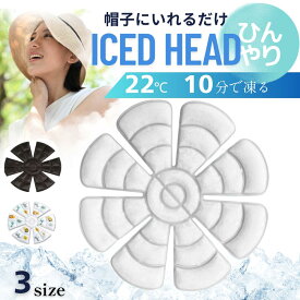 クールヘッド　ヘッドクール　アイスキャップ　 帽子 保冷剤 PCM 28度で自然凍結 アイスキャップ 頭 冷却 熱中症対策 暑さ対策グッズ ひんやり帽子 クールパッド 大人用 子供用 室内 　フェス 屋外 ヘルメット スポーツ観戦 作業用