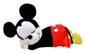 MORIPiLO ミッキーマウス 抱き枕 ディズニー すやすや添い寝枕 (M) 約45cm 肌にやさしいマイクロ生地 グッズ ぬいぐるみ 大きい レッド Disney まくらのモリシタ
