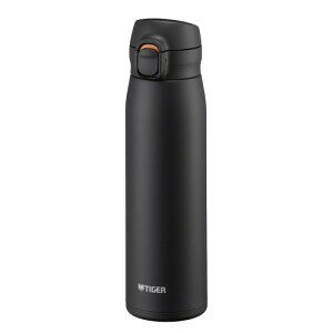 �p�b�L����̌^�E�H��@�Ή� �^�C�K�[���@�r(TIGER) ���� 600ml �����v�b�V�� �X�e�����X�{�g�� �ۗ� �ۉ� �y�� ���݂₷���݌v �􂢂₷�� BPA�t���[ �u���b�N MKR-W60NK