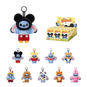 POP MART Stitch Adventure Series Vinyl Plush Pendant1�s�[�X �|�b�v�}�[�g �K�`���K�`�� �u���C���h �{�b�N�X �t�B�M���A �v�����f�� �v���~�A�� �������� �\�t�r �I���W�i�� �L�����N�^�[ �a���� �v���[