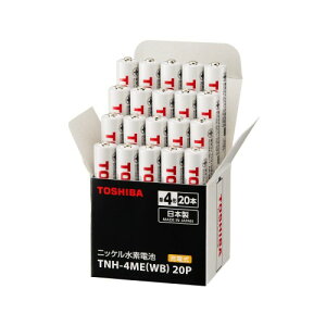 TOSHIBA(����) �[�d���j�b�P�����f�[�d�r �X�^���_�[�h���f�� �P4�`(20�{����) TNH-4ME(WB) 20P ���{��