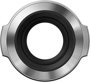 OLYMPUS M.ZUIKO DIGITAL ED 14-42mm F3.5-5.6 EZ�p �����J�������Y�L���b�v �V���o�[ LC-37C SLV