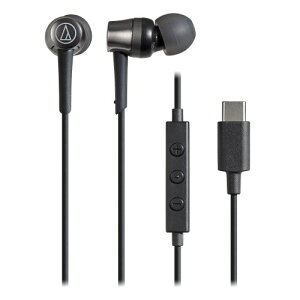�I�[�f�B�I�e�N�j�J ATH-CKD3C BK �}�C�N�t���C���z�� USB Type-C �L�� 1.2m �J�i���^ �u���b�N ���^