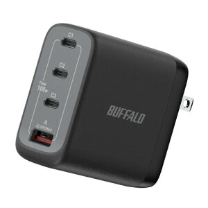 �o�b�t�@���[ �[�d�� PD 100W USB CA 4�|�[�g �������z �u��}�� BSACPD10005C4BK