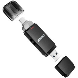 �o�b�t�@���[ �|�[�^�u��SSD 1TB Type-C/A USB3.2Gen2 600MB/s �u���b�N