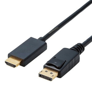 �G���R�� �ϊ��P�[�u�� HDMI DisplayPort 2.0m �u���b�N CAC-DPHDMI20BK