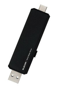 �G���R�� �O�t��SSD 1TB USB3.2 (Gen2)�Ή� �X���C�h�� Type-C/Type-A �R�l�N�^ iPhone/iPad �Ή� �u���b�N ESD-EAWA1000GBK