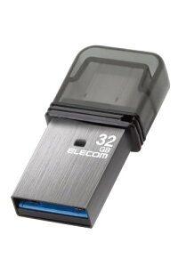 �G���R�� USB������ 32GB USB3.2(Gen1) Type-C �L���b�v�� �V���o�[ MF-CAU32032GSV