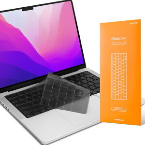 GhostCover �I���W�i���v���~�A�������^�L�[�{�[�h�J�o�[�v���e�N�^�[�A2021-2026 MacBook Pro 14�C���`/16�C���` M1-M5 Pro/Max�A2022-2026 M2-M5 MacBook Air 13�C���`/15�C���`�AUS ANSI ���C�A�E�g ������