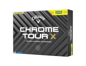 �L�����E�F�C(Callaway) �S���t�{�[�� CHROME TOUR X YLW 24 TRIPLE TRACK 1�_�[�X(12����) 4�s�[�X�\�� �g���v���E�g���b�N �C�G���[