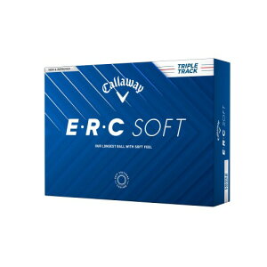 �L�����E�F�C(Callaway) �S���t�{�[�� ERC SOFT 25 TRIPLE TRACK 1�_�[�X(12����) 3�s�[�X�\�� �g���v���E�g���b�N �z���C�g