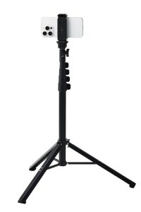 �G���R�� �X�}�z �O�r �X�^���h 4.0�C���`~6.7�C���`�̃X�}�z�Ή� �J���� ���t���\ 165cm�܂ŐL�т郍���O�^�C�v ��჌�t ���B��\ P-STCFWL02BK