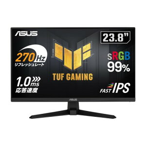 ASUS �Q�[�~���O���j�^�[ TUF Gaming VG249QM1A 23.8�C���` / 270Hz / Fast IPS/�t��HD / 1ms / 99% sRGB/FreeSync Premium / HDMIx2 DisplayPort/����