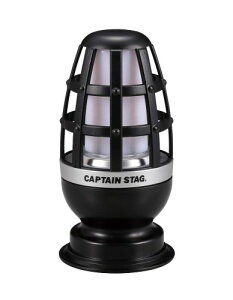 �L���v�e���X�^�b�O(CAPTAIN STAG) �����^�� ���C�g LED ������� ���邳15-30���[���� / �_������6-10���� �u���b�N UK-4060