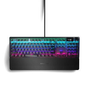 SteelSeries �Q�[�~���O�L�[�{�[�h �L�� �n�C�u���b�h���J�j�J���X�C�b�` ���{��z�� �L�@EL�f�B�X�v���C���� Apex 5 64537
