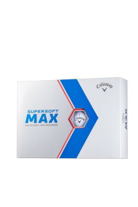 �L�����E�F�C(Callaway) �S���t�{�[�� SUPERSOFT MAX 23 1�_�[�X(12����) 2�s�[�X�\�� �z���C�g