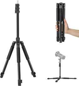 NEEWER ライトスタンド 撮影用スタンド 47-195cm 伸縮式 逆向き折りたたみ式 軽量 ST195