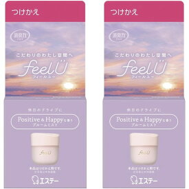 消臭力 クルマ フィールユー [まとめ買い] 車用 置き型 ゲルタイプ ブルームミスト つけかえ×2個 車 消臭剤 消臭 芳香剤 feelU