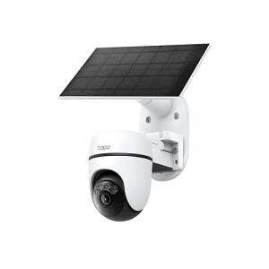 Tapo(�^�|) �h�ƃJ���� ���O �\�[���[ �����J���� �X�}�z�Ή� ���z���p�l���t 2K 300����f 360°�p��/�`���g AI���m �t���J���[ IP65 �h���h�o �o�����ʘb Alexa/Google�Ή� TP-Link TC90 KIT