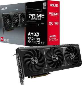 ASUS AMD Radeon ���� �r�f�I�J�[�h PCIe 5.0 8GB/16GB GDDR6 �����i �u���b�N / �z���C�g RX9070XT PRIME-RX9070XT-O16G-WHITE Dual 7600 EVO OC Edition �r�f�I�J�[�h/DUAL-RX7600-O8G-EVO 9060 GDDR6�r�f�I�J�[�h