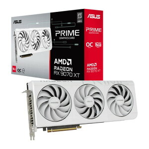 ASUS AMD Radeon ���� �r�f�I�J�[�h PCIe 5.0 8GB/16GB GDDR6 �����i �u���b�N / �z���C�g RX9070XT PRIME-RX9070XT-O16G-WHITE Dual 7600 EVO OC Edition �r�f�I�J�[�h/DUAL-RX7600-O8G-EVO 9060 GDDR6�r�f�I�J�[�h