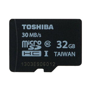 TOSHIBA microSDHC�J�[�h 32GB Class10 (�ő�]�����x30MB/s) (�C�O�p�b�P�[�W) SD-C032GR7AR30