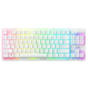 Razer(���C�U�[) DeathStalker V2 Pro Tenkeyless White Edition Linear Optical Switch �Q�[�~���O�L�[�{�[�h ���^�I�v�e�B�J���X�C�b�` ���C�����X 2.4GHz Bluetooth Type-C Chroma �p��z�� �f�X�X�g�[�J�[�u�C�c�[�v��