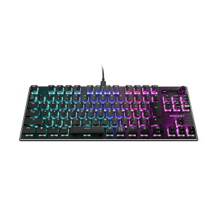 ROCCAT Vulcan TKL �R���p�N�g���J�j�J�� RGB USB �Q�[�~���O�L�[�{�[�h JP ���{��z�񃂃f�� �É� ���j�A �Ԏ����� �e���L�[���X ���� �h�C�c�f�U�C�� ROC-12-285 �u���b�N(TKL) / �z���C�g(TKL)