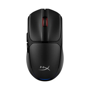HyperX �Q�[�~���O�}�E�X Pulsefire Fuse ���C�����X �����ԃo�b�e���[ �y�� 12000�Z���T�[ 2.4GHz/Bluetooth �P�l�d�r PC/PS5/Xbox �u���b�N ���ϋv�� ���� 2�N�ۏ� ���{ A1KY6AA 12,000dpi