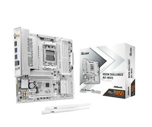 ASRock B850M Challenger White AMD Ryzen�Ή� DDR5 MicroATX �}�U�[�{�[�h �i WiFi Pro-A Micro-ATX MB6718